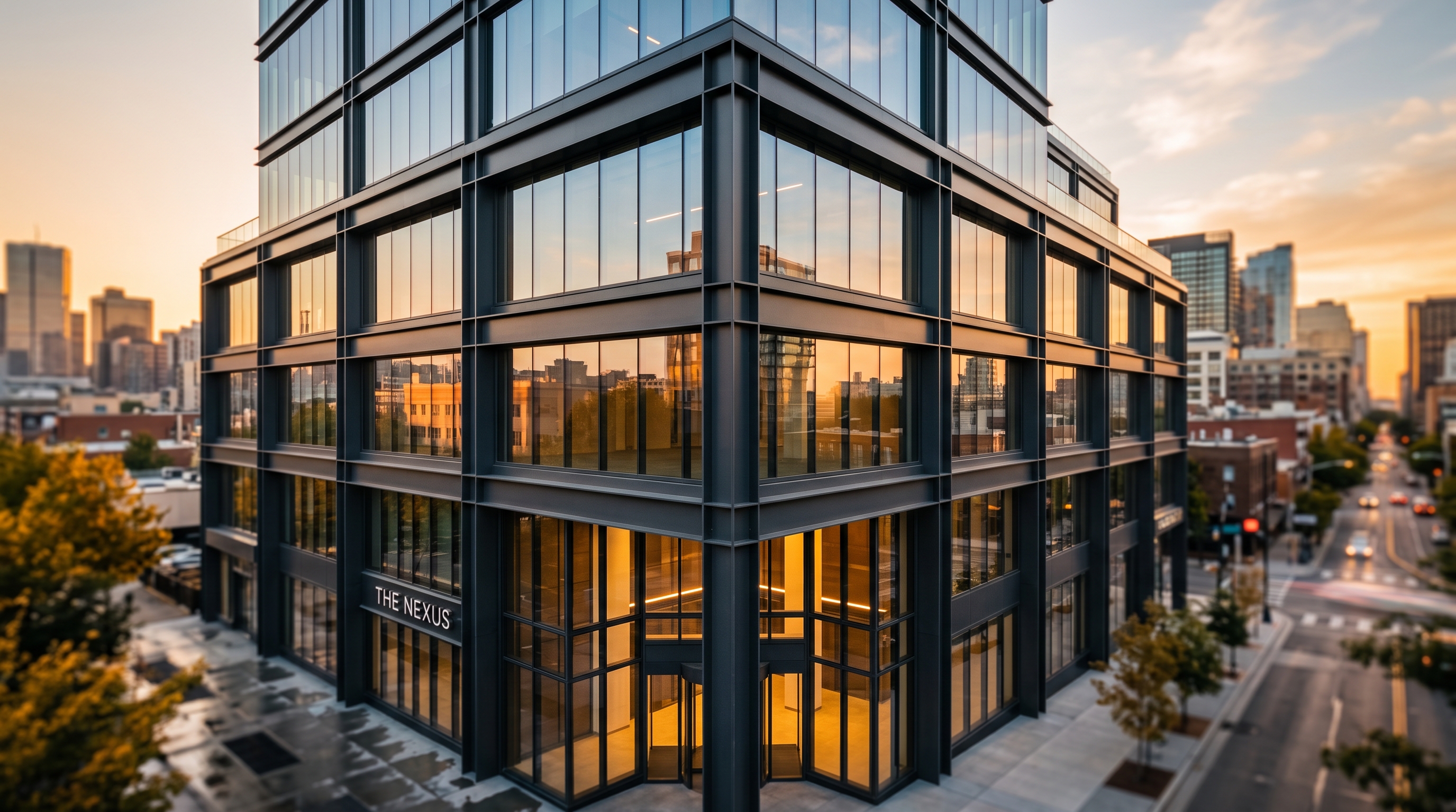 a commercial real estate building for sale