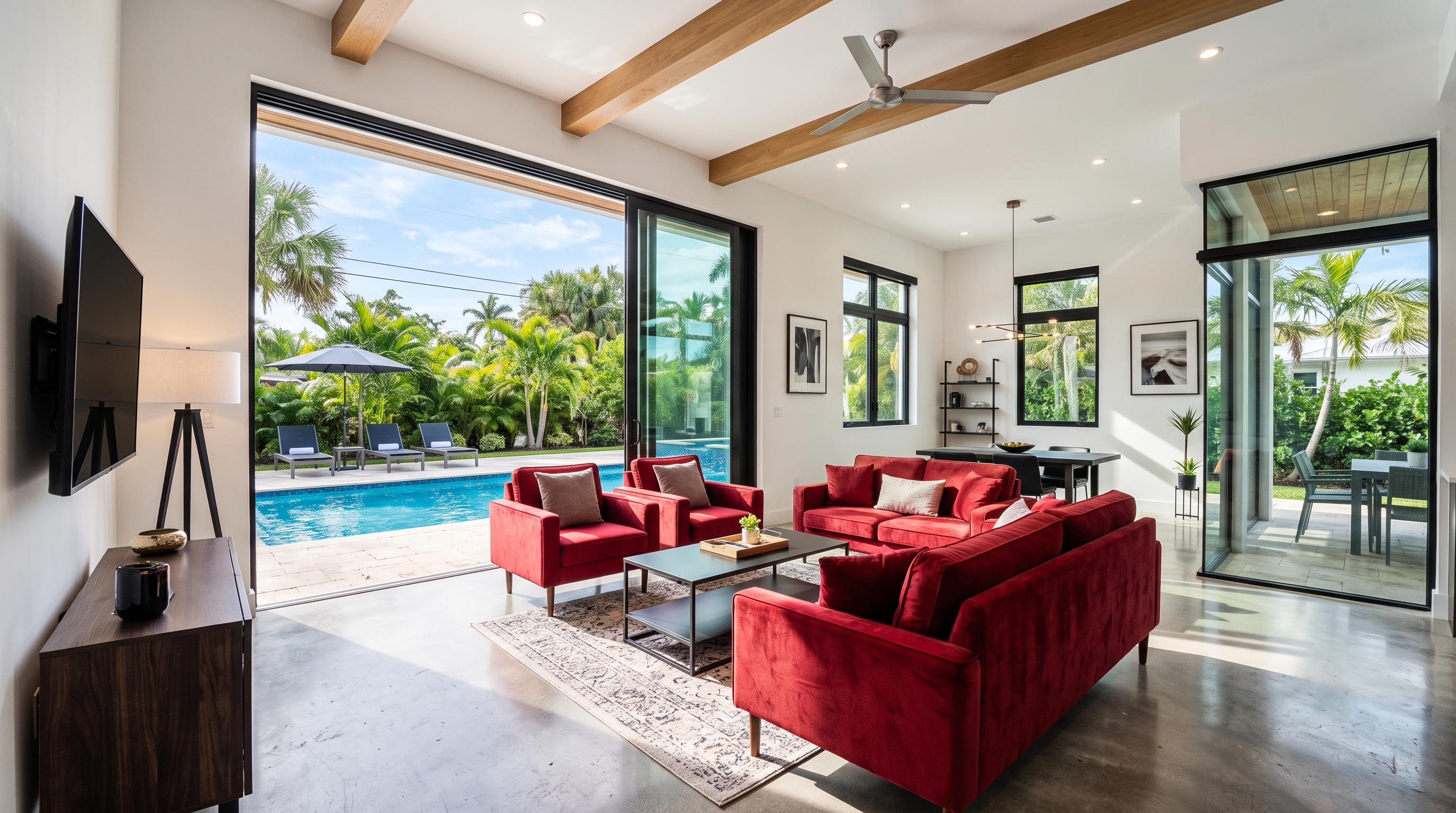 Florida with pool, STR holiday vibe
