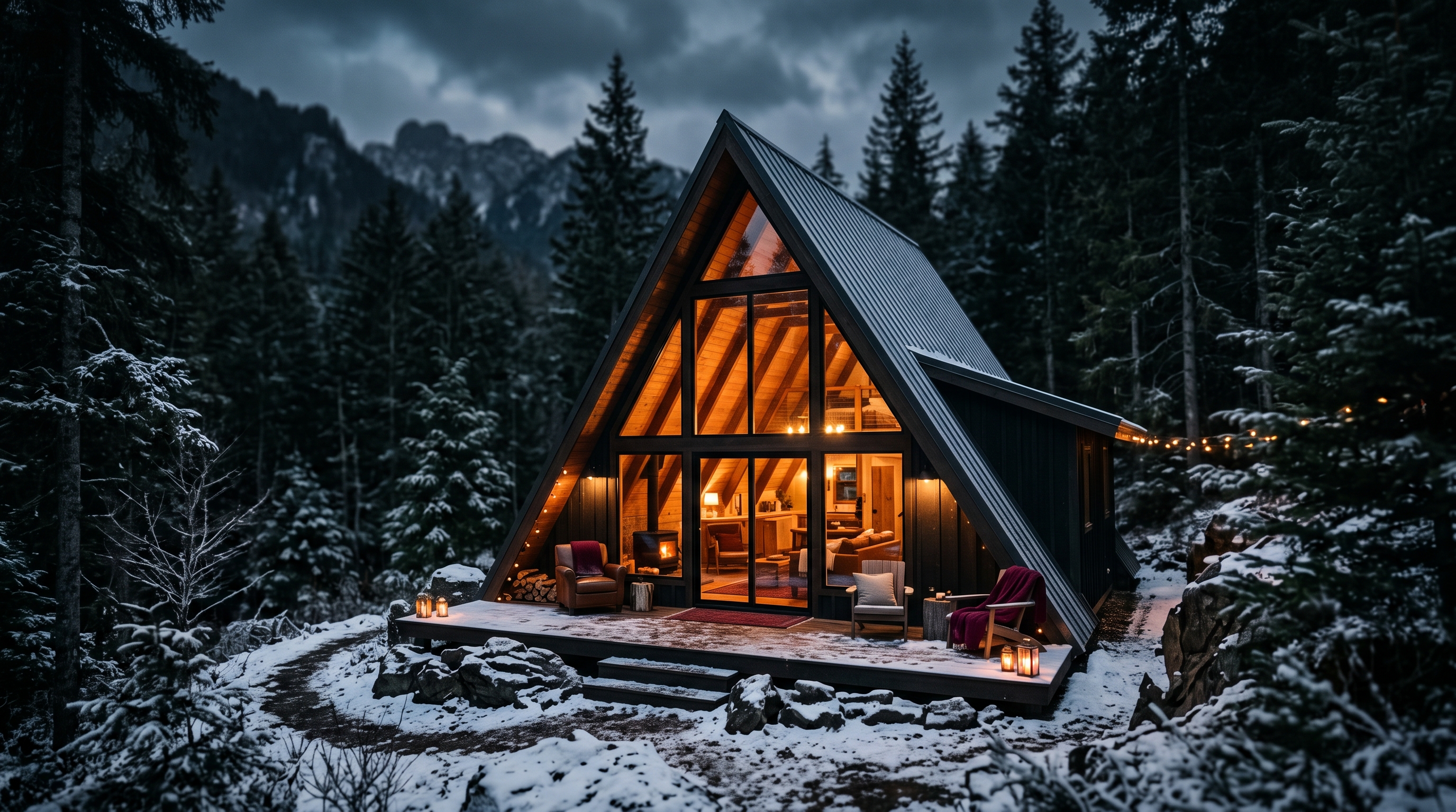 rental cabin in the mountains to show the versatility of our rental options around the country